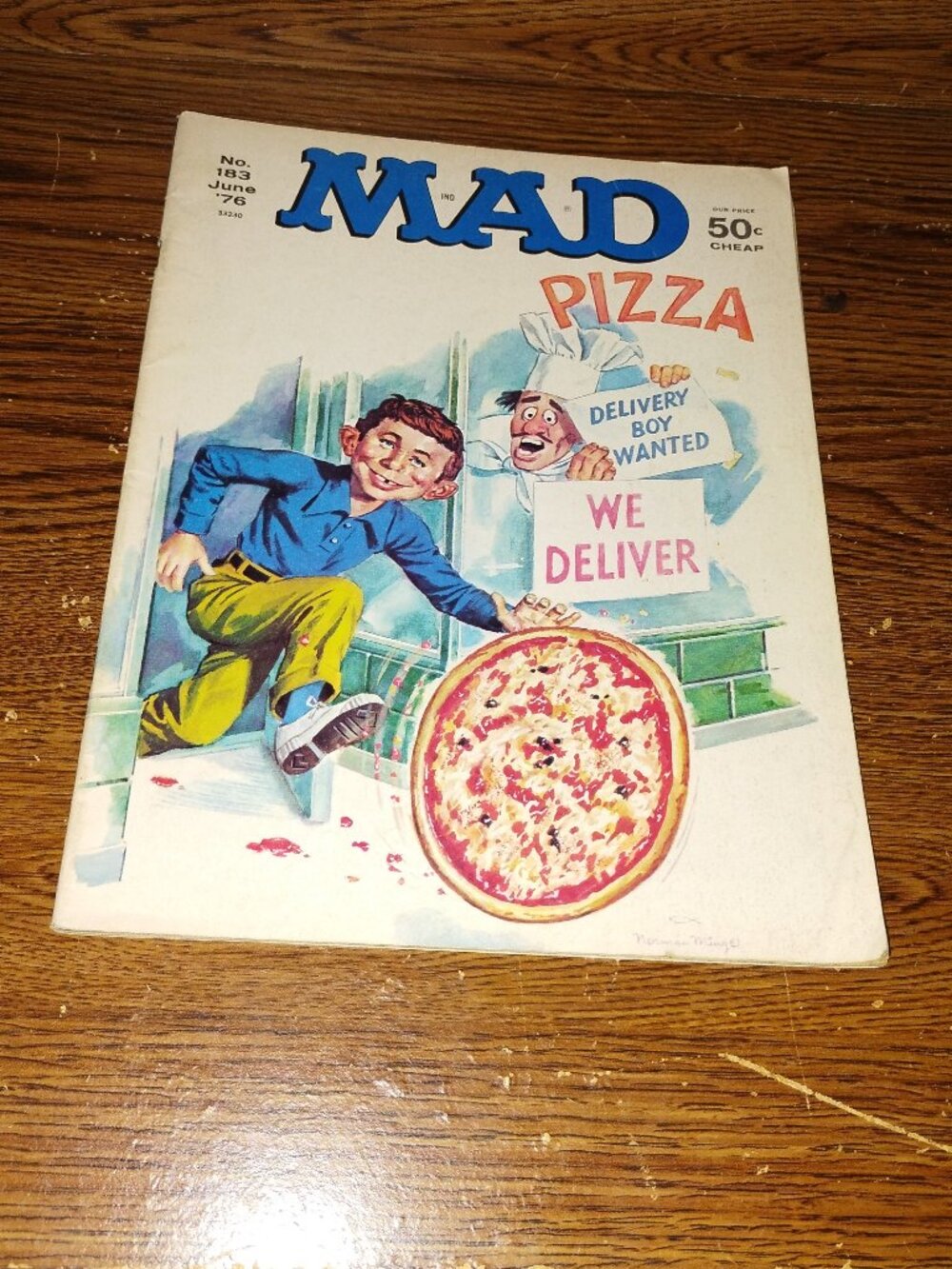 Mad Magazine #183 (June 1976) Pizza